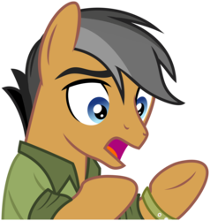 Size: 3810x4000 | Tagged: safe, artist:missgoldendragon, quibble pants, earth pony, pony, g4, stranger than fan fiction, .svg available, high res, hooves, male, simple background, solo, stallion, surprised, transparent background, vector