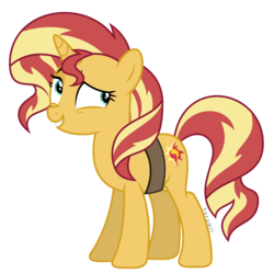 Size: 6000x6000 | Tagged: safe, artist:suramii, sunset shimmer, pony, unicorn, equestria girls, equestria girls specials, g4, my little pony equestria girls: mirror magic, absurd resolution, female, mare, simple background, solo, transparent background, vector