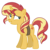 Size: 6000x6000 | Tagged: safe, artist:suramii, sunset shimmer, pony, unicorn, equestria girls, equestria girls specials, g4, my little pony equestria girls: mirror magic, absurd resolution, female, mare, simple background, solo, transparent background, vector