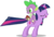 Size: 1000x674 | Tagged: safe, edit, edited screencap, screencap, spike, twilight sparkle, dragon, pony, unicorn, friendship is magic, g4, season 1, eyes closed, female, letter, male, mare, not a vector, open mouth, scroll, shadow, simple background, transparent background, unicorn twilight