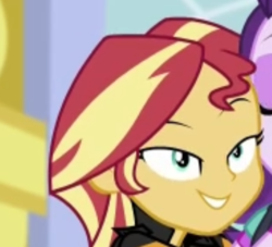 Size: 549x499 | Tagged: safe, screencap, starlight glimmer, sunset shimmer, equestria girls, equestria girls specials, g4, my little pony equestria girls: mirror magic, clothes, cropped, faic, hug, out of context, teletoon