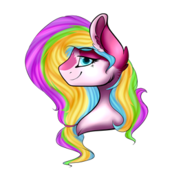 Size: 300x300 | Tagged: safe, oc, oc only, oc:prism, pony, bust, female, mare, portrait, simple background, solo, transparent background