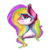 Size: 300x300 | Tagged: safe, oc, oc only, oc:prism, pony, bust, female, mare, portrait, simple background, solo, transparent background