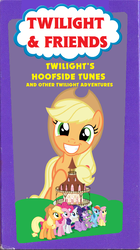 Size: 572x1024 | Tagged: artist needed, safe, edit, applejack, earth pony, pony, g4, parody, thomas and friends, thomas the tank engine, vhs