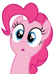Size: 2759x3809 | Tagged: safe, artist:sketchmcreations, pinkie pie, earth pony, pony, g4, not asking for trouble, :o, female, high res, open mouth, simple background, solo, transparent background, vector