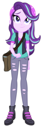 Size: 2685x8065 | Tagged: safe, artist:lifes-remedy, starlight glimmer, equestria girls, equestria girls specials, g4, my little pony equestria girls: mirror magic, absurd resolution, beanie, boots, clothes, cute, female, glimmerbetes, hat, ripped pants, shoes, simple background, smiling, solo, transparent background, vector
