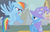 Size: 1245x798 | Tagged: safe, screencap, rainbow dash, trixie, pegasus, pony, boast busters, g4, my little pony: friendship is magic, duo, female, mare