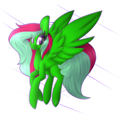 Size: 3727x3499 | Tagged: safe, artist:umiimou, oc, oc only, oc:fire sugar, pegasus, pony, female, flying, high res, mare, solo