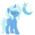 Size: 2000x2000 | Tagged: safe, artist:luckyclau, trixie, pony, unicorn, g4, alternate hairstyle, eyes closed, female, high res, mare, simple background, smiling, solo, transparent background