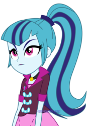 Size: 1600x2263 | Tagged: safe, artist:jucamovi1992, sonata dusk, equestria girls, g4, my little pony equestria girls: rainbow rocks, clothes, female, jewelry, necklace, serious, serious face, simple background, solo, transparent background, vector