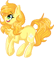 Size: 177x189 | Tagged: safe, artist:sketchyhowl, oc, oc only, oc:summer sunshine, earth pony, pony, animated, female, gif, mare, pixel art, simple background, solo, transparent background