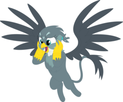 Size: 3570x2961 | Tagged: safe, artist:porygon2z, gabby, griffon, g4, female, high res, simple background, solo, transparent background, vector