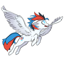 Size: 964x828 | Tagged: safe, artist:deliberosaurus, oc, oc only, oc:retro city, pegasus, pony, female, mare, simple background, solo, transparent background