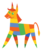 Size: 400x475 | Tagged: safe, artist:mikej, oc, oc only, donkey, pony, burro, fiesta, piñata, pointy ponies, simple background, solo, transparent background