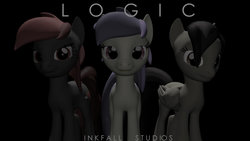 Size: 1024x576 | Tagged: safe, artist:violetdesignstudios, oc, oc only, earth pony, pegasus, pony, 3d, female, mare