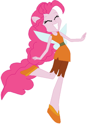 Size: 383x546 | Tagged: safe, artist:selenaede, artist:user15432, pinkie pie, fairy, human, equestria girls, g4, crossover, disney, disney fairies, fairies are magic, fairy wings, fairyized, fawn (disney), female, humanized, ponied up, simple background, solo, white background, winged humanization, wings