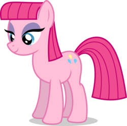 Size: 7000x6982 | Tagged: safe, artist:luckreza8, pinkie pie, earth pony, pony, g4, my little pony: friendship is magic, rock solid friendship, absurd resolution, behaving like maud pie, female, lidded eyes, mare, simple background, smiling, solo, transparent background, vector