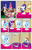 Size: 792x1224 | Tagged: safe, artist:dekomaru, applejack, fluttershy, rainbow dash, rarity, trixie, twilight sparkle, pony, comic:the greatest gift, g4, :t, cake, comic, female, food, fork, lesbian, lightly watermarked, magic, mare, punch, punch (drink), punch bowl, sad, ship:twixie, shipping, sugarcube corner, watermark