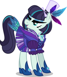 Size: 7930x9000 | Tagged: safe, artist:limedazzle, coloratura, sapphire shores, earth pony, pony, g4, absurd resolution, alternate universe, female, mare, show accurate, simple background, solo, transparent background