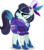 Size: 7930x9000 | Tagged: safe, artist:limedazzle, coloratura, sapphire shores, earth pony, pony, g4, absurd resolution, alternate universe, female, mare, show accurate, simple background, solo, transparent background