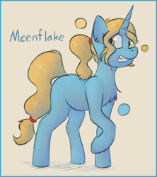 Size: 1533x1728 | Tagged: safe, artist:marsminer, oc, oc only, oc:moonflake, pony, chest fluff, female, reference sheet, solo