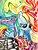 Size: 1024x1346 | Tagged: safe, artist:project-parallel, rainbow dash, pony, g4, abstract background, female, sad, solo, traditional art