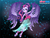 Size: 800x600 | Tagged: safe, artist:user15432, sci-twi, twilight sparkle, human, equestria girls, g4, my little pony equestria girls: friendship games, antagonist, female, humanized, lipstick, midnight sparkle, solo, starsue, winged humanization, wings