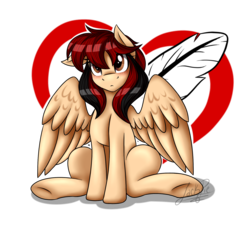 Size: 1750x1600 | Tagged: safe, artist:jack-pie, oc, oc only, oc:jack pie, pegasus, pony, female, mare, simple background, sitting, solo, transparent background