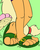 Size: 682x844 | Tagged: safe, artist:kuroi-wolf, applejack, pinkie pie, anthro, plantigrade anthro, g4, cropped, feet, female, fetish, foot fetish, foot focus, grass, sandals