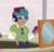 Size: 391x376 | Tagged: safe, screencap, carlos thunderbolt, human, equestria girls, equestria girls specials, g4, my little pony equestria girls: mirror magic, background human, clothes, cropped, glasses, headphones, iphone, male, mirror, solo, sunglasses