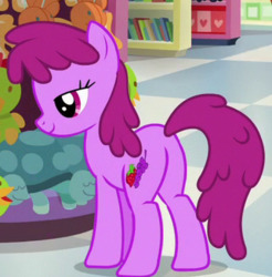 Size: 321x326 | Tagged: safe, screencap, berry punch, berryshine, earth pony, pony, a flurry of emotions, g4, berry butt, butt, cropped, female, mare, plot, solo