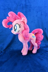 Size: 3648x5472 | Tagged: safe, artist:kazzysart, pinkie pie, earth pony, pony, g4, absurd resolution, female, irl, mare, photo, plushie, smiling, solo