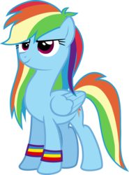 Size: 1542x2082 | Tagged: safe, artist:rustle-rose, rainbow dash, pegasus, pony, equestria girls, g4, equestria girls ponified, female, human pony dash, mare, ponified, ponified humanized pony, simple background, smiling, solo, transparent background, vector