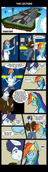 Size: 1024x3638 | Tagged: safe, artist:nwinter3, rainbow dash, soarin', human, anthro, g4, wonderbolts academy, blushing, bomber jacket, clothes, cloud, comic, crossed arms, dialogue, female, humanized, male, ship:soarindash, shipping, sky, smiling, straight
