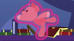 Size: 1920x1080 | Tagged: safe, screencap, pony, a flurry of emotions, g4, magic, no pony, plushie, teddy bear, telekinesis