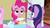 Size: 1920x1080 | Tagged: safe, screencap, pinkie pie, twilight sparkle, alicorn, pony, a flurry of emotions, g4, dat face, female, lidded eyes, sugarcube corner, twilight sparkle (alicorn)