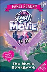 Size: 325x499 | Tagged: safe, twilight sparkle, alicorn, pony, g4, my little pony: the movie, amazon.com, book, canterlot, early reader, female, my little pony logo, official movie tie in, solo, twilight sparkle (alicorn), united kingdom, watch the movie read the book