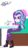 Size: 720x1280 | Tagged: safe, artist:shahedqatabi, starlight glimmer, equestria girls, equestria girls specials, g4, my little pony equestria girls: mirror magic, eating, female, food, ice cream, simple background, sitting, solo, white background