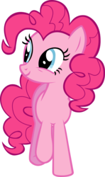 Size: 663x1115 | Tagged: safe, artist:frownfactory, pinkie pie, earth pony, pony, all bottled up, g4, .svg available, best friends until the end of time, female, simple background, solo, svg, transparent background, vector, walking