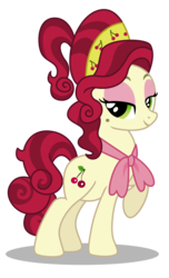 Size: 1700x2800 | Tagged: safe, artist:dragonchaser123, cherry jubilee, pony, g4, female, simple background, solo, white background