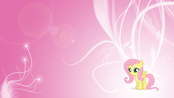 Size: 1920x1080 | Tagged: safe, artist:blackm3sh, artist:unfiltered-n, edit, fluttershy, pony, g4, abstract background, female, filly, filly fluttershy, solo, wallpaper, wallpaper edit, younger