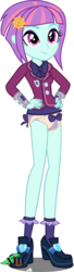 Size: 720x2658 | Tagged: safe, artist:mlpcutepic, edit, sunny flare, equestria girls, g4, clothes, crystal prep academy uniform, diaper, diaper edit, female, hand on hip, non-baby in diaper, school uniform, simple background, solo, underwear, white background