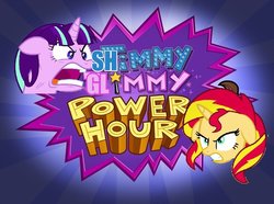Size: 1024x762 | Tagged: safe, edit, starlight glimmer, sunset shimmer, pony, equestria girls, equestria girls specials, g4, my little pony equestria girls: mirror magic, counterparts, crossover, jimmy timmy power hour, out of context, the adventures of jimmy neutron: boy genius, the fairly oddparents, twilight's counterparts