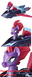 Size: 992x2408 | Tagged: safe, edit, tempest shadow, pony, unicorn, g4, my little pony: the movie, armor, broken horn, female, guardians of harmony, horn, mare, misadventures of the guardians, text
