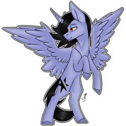 Size: 1024x1022 | Tagged: safe, artist:thewolfhybrid, oc, oc only, alicorn, pony, alicorn oc, commission, male, rearing, simple background, solo, stallion, transparent background, ych result