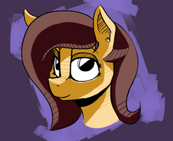 Size: 1321x1078 | Tagged: safe, artist:post-it, oc, oc only, oc:lockie, pony, bust, solo