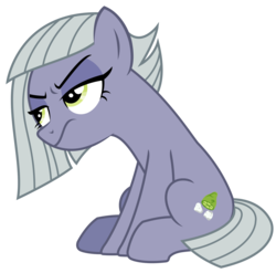 Size: 1600x1581 | Tagged: safe, artist:sketchmcreations, limestone pie, earth pony, pony, g4, rock solid friendship, annoyed, female, simple background, sitting, solo, transparent background, vector