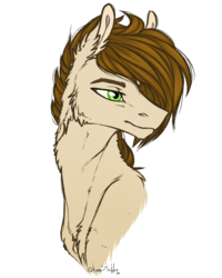 Size: 1024x1280 | Tagged: safe, artist:dementra369, oc, oc only, pony, bust, chest fluff, portrait, simple background, solo, transparent background