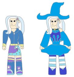 Size: 880x908 | Tagged: artist needed, safe, trixie, equestria girls, g4, 1000 hours in ms paint, female, human coloration, ms paint, simple background, solo, white background