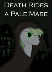 Size: 850x1166 | Tagged: safe, artist:totallynotabronyfim, oc, oc only, oc:pale, pony, cloak, clothes, cover art, night, solo